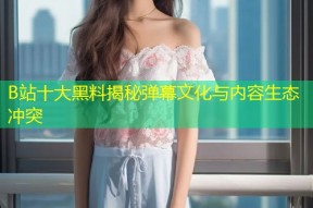 B站十大黑料揭秘弹幕文化与内容生态冲突