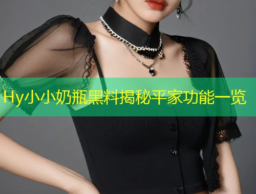 Hy小小奶瓶黑料揭秘平家功能一览  第2张